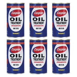مکمل روغن موتور خودرو کاسپین مدل formula 1 حجم 300 میلی لیتر بسته 6 عددی