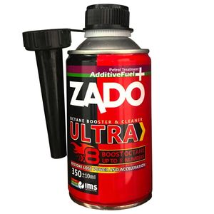 مکمل سوخت خودرو زادو مدل ultra octane booster حجم 350 میلی لیتر