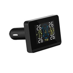 نمایشگر و سنسور باد لاستیک مدل tpms u906 مناسب برای انواع خودروهای سواری