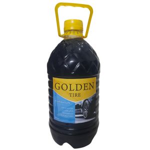 واکس لاستیک خودرو گلدین تایر کد gt01 حجم ۴ لیتر