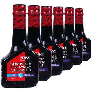 پاک کننده انژکتور خودرو زادو مدل cleaner  حجم 250 میلی لیتر بسته 6 عددی