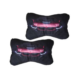 پشت گردنی صندلی خودرو  طرح ماشین مدل m205 مجموعه 2 عددی