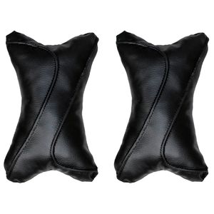پشت گردنی صندلی خودرو مدل leather کد 01 مناسب برای سمند سورن بسته دو عددی