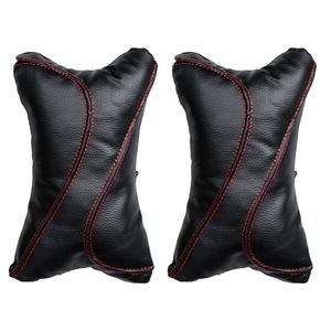 پشت گردنی صندلی خودرو مدل leather کد 02 مناسب برای سمند بسته دو عددی