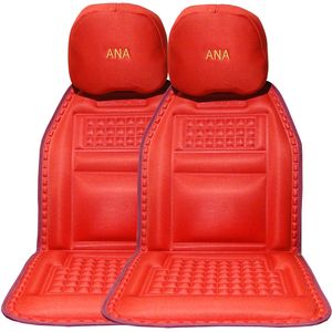 پشتی طبی صندلی خودرو آنا کد 88 03 به همراه پشت گردنی صندلی مجموعه 4 عددی