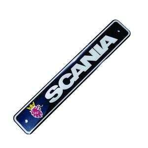 پلاک تزئینی طرح پلکسی برجسته مدل scania mini b1