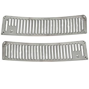 پنجره بالا کاپوت خودرو طرح استیل مدل فلزی کد asl fl zi مناسب برای نیسان وانت مجموعه 2 عددی