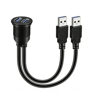 پورت پنلی خودرو مدل دوال usb.3