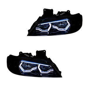 چراغ جلو خودرو گروه پژوهش صنعت مدرن مدل 3d hexa b w مناسب برای پژو پارس بسته دو عددی