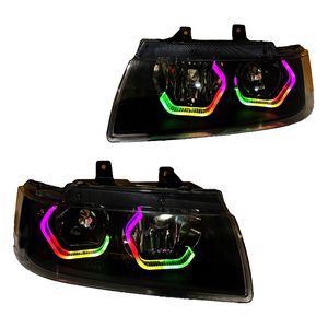 چراغ جلو خودرو گروه پژوهش صنعت مدرن مدل 3d i8 b فولکالر مناسب برای سمند بسته دو عددی