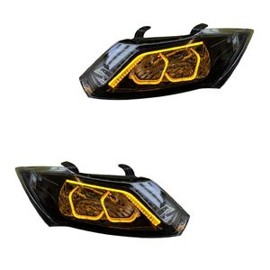 چراغ جلو خودرو گروه پژوهش صنعت مدرن مدل 3d wild y مناسب برای ساینا و کوئیک بسته دو عددی
