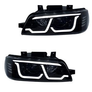 چراغ جلو خودرو گروه پژوهش صنعت مدرن مدل bmw w مناسب برای پژو 405 بسته دو عددی
