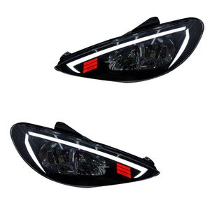 چراغ جلو خودرو گروه پژوهش صنعت مدرن مدل qatro مناسب برای پژو 206 بسته دو عددی