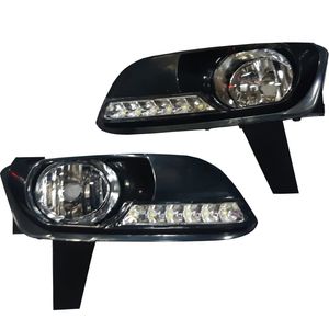 چراغ مه شکن جلو خودرو فرهاد مدل لنزدار led مناسب برای پژو پارس بسته 2 عددی