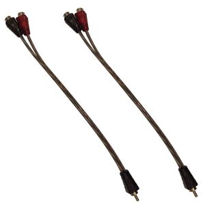 کابل تبدیل 2 به 1 rca ولگا کد 2sm طول 0.35 متر بسته دو عددی