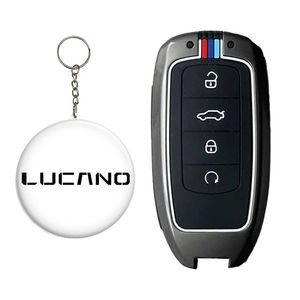 کاور ریموت و سوئیچ خودرو کالانیکس مدل cov lucano 100130 طرح فلزی مناسب برای لوکانو l7 به همراه جاسوئیچی