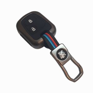 کاور سوییچ و ریموت خودرو دیاموند شاپینگ مدل ds 206 peugeot metal logo مناسب برای پژو 207