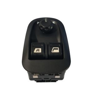 کلید شیشه بالابر هیرکان پارت مدل دو سوکت اتوماتیک کد bbz 665 مناسب برای پژو 206 تیپ 5