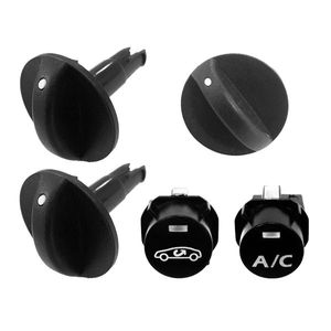 کلید کولر و تهویه خودرو قطعه سازان کبیر مدل key 405slx 359 مناسب برای پژو 405 slx مجموعه 5 عددی