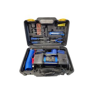 کمپرسور باد فندکی ایزی پاور  مدل 2 cylinder air compressor مجموعه 15 عددی