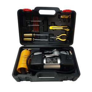 کمپرسور باد فندکی خودرو لایوبی مدل zcx 1456 مجموعه 14 عددی