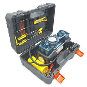 کمپرسور هوا باس مدل فندکی خودرو کد 12 v مجموعه 14 عددی
