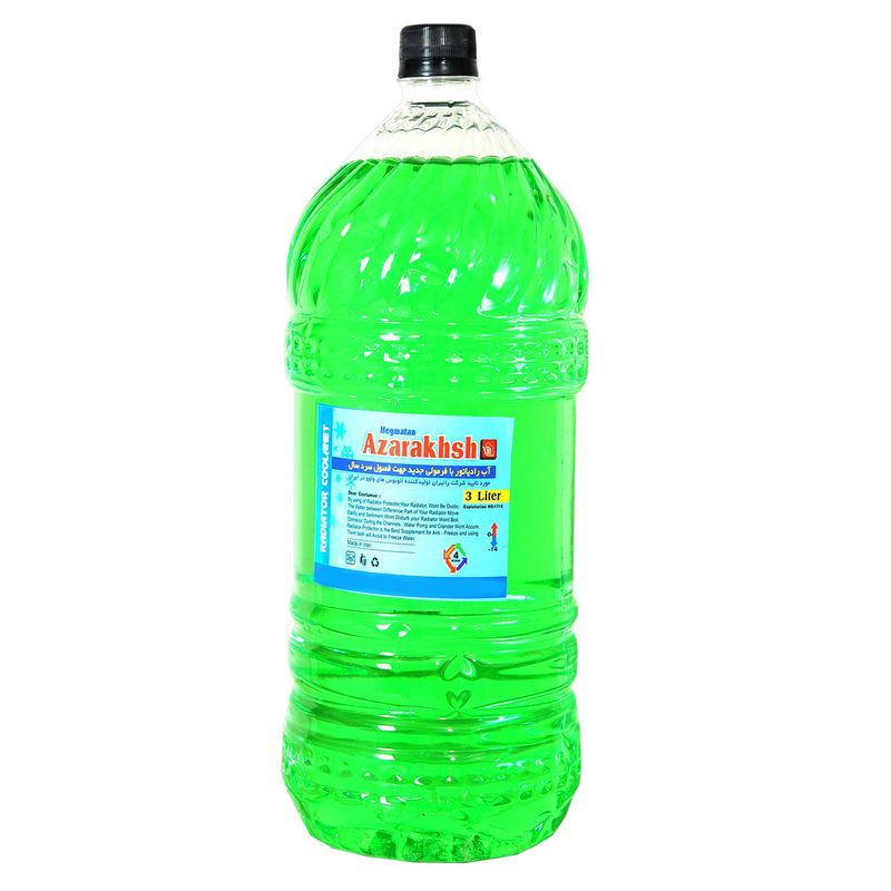 آب رادیاتور خودرو آذرخش کدa1 حجم 3000 میلی لیتر