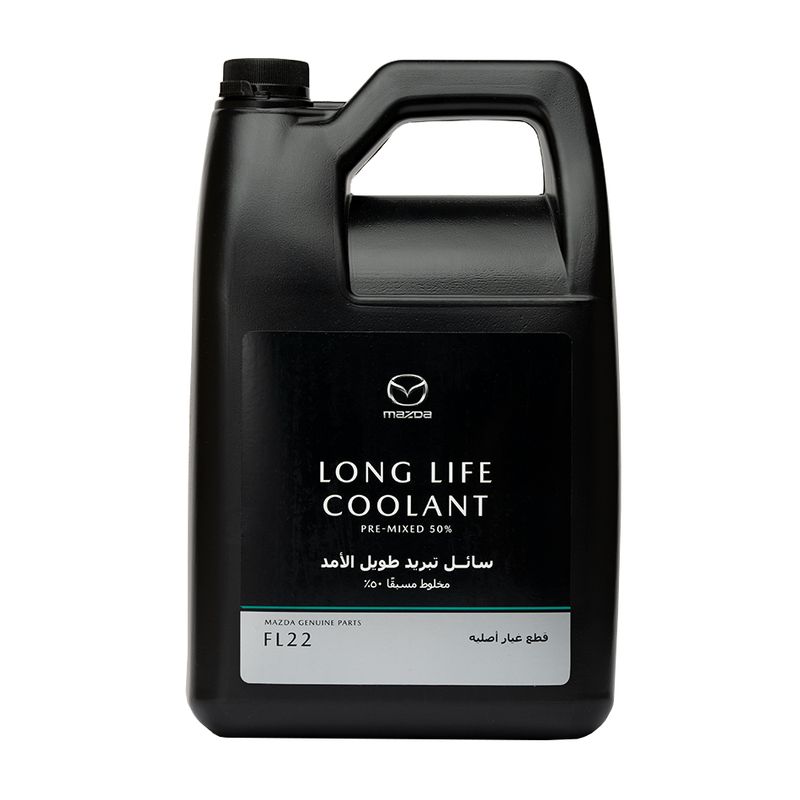 آب رادیاتور مزدا مدل fl22 کد long life coolant حجم 4 لیتر