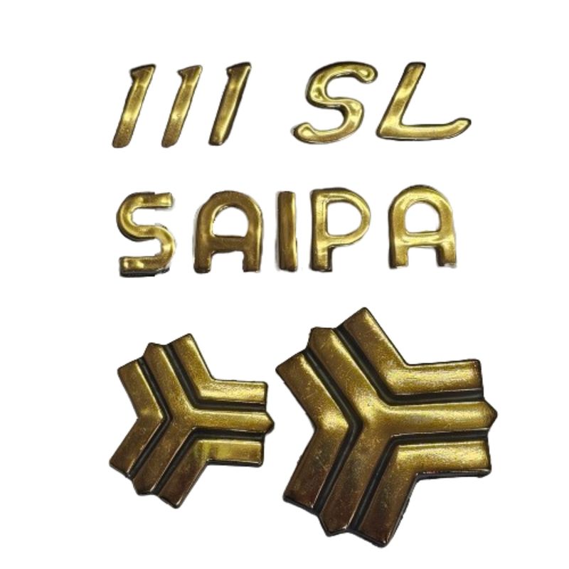 آرم خودرو چیکال مدل p 429 gold مناسب برای پراید 111sl مجموعه 4 عددی