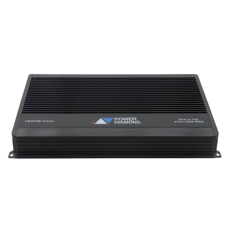 آمپلی فایر خودرو 4 کانال پاور دیاموند مدل venom 4.150 4*80w rms