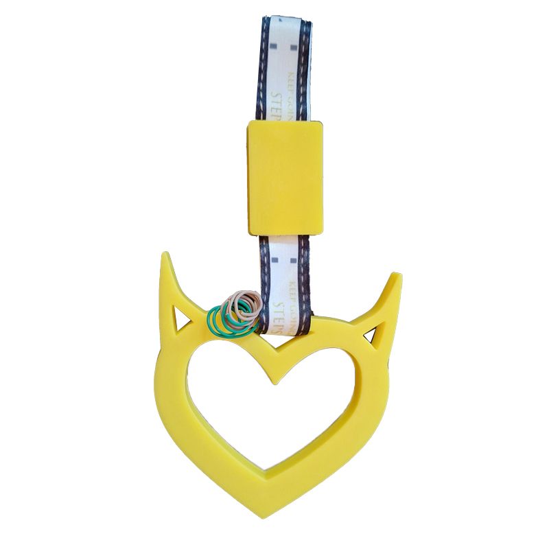 آویز تزئینی خودرو کالانیکس مدل aviz yelow 101069 طرح سوریکاوا چراغدار