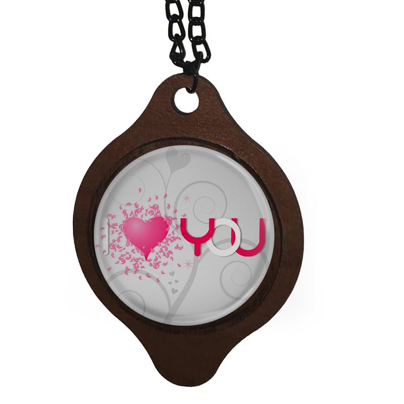 آویز تزیینی خودرو طرح i love you کد 1077