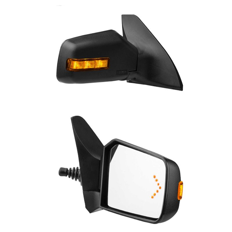 آینه جانبی خودرو زرین صنعت مدل led1317 مناسب برای پراید بسته 2 عددی
