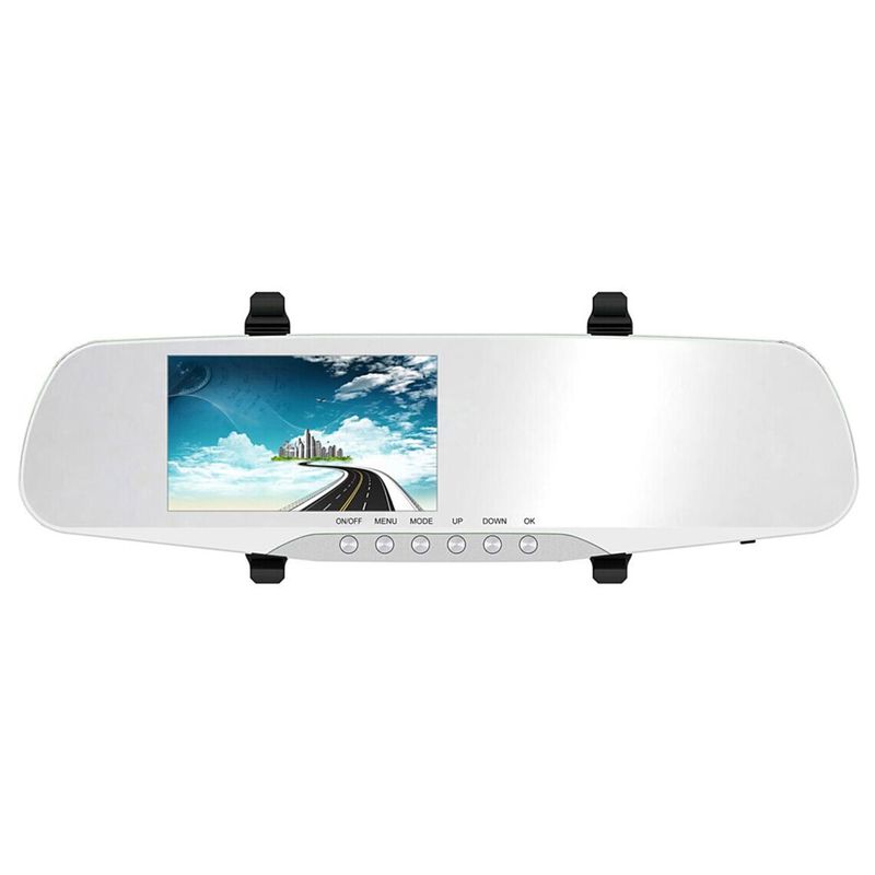 آینه مانیتور دار و دوربین دنده عقب خودرو مدل b412c 57