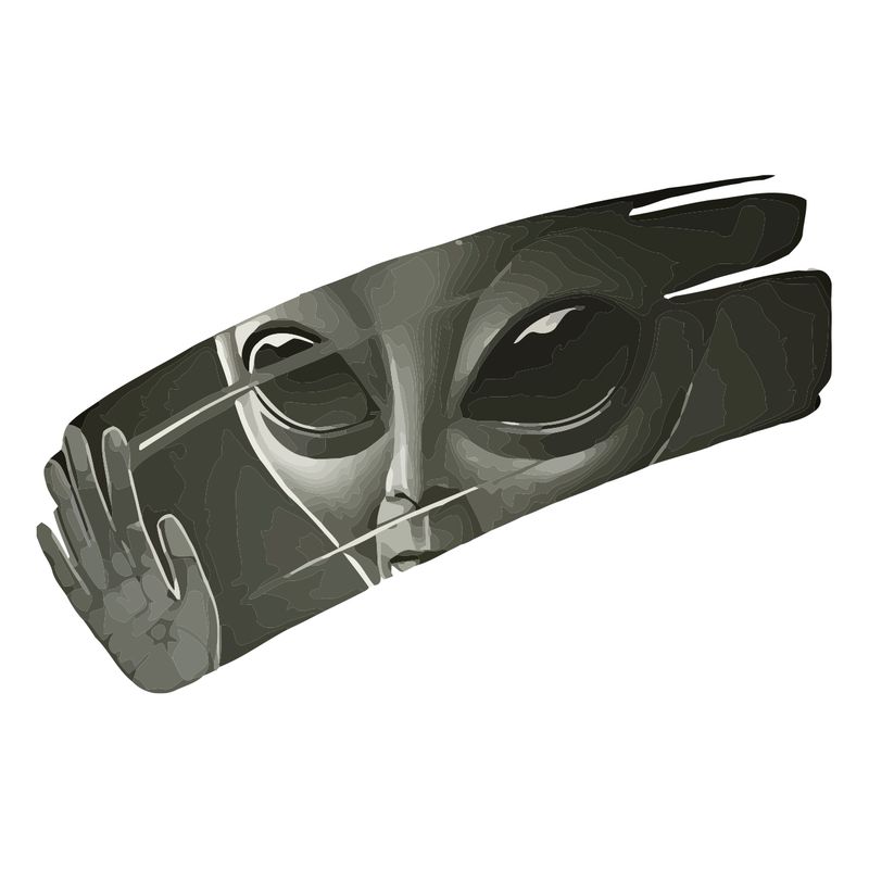 استیکر خودرو پویا مارکت طرح یوفو کد 2532