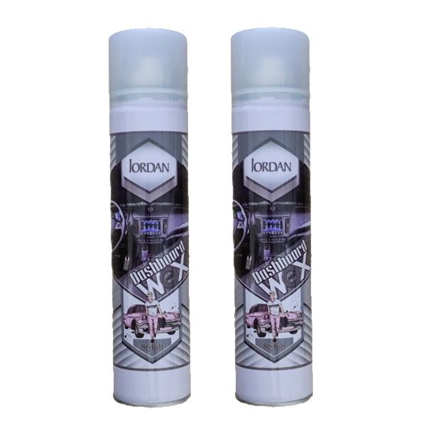 اسپری تمیز کننده داشبورد جردن مدل stylish حجم 300 میلی لیتر بسته 2 عددی