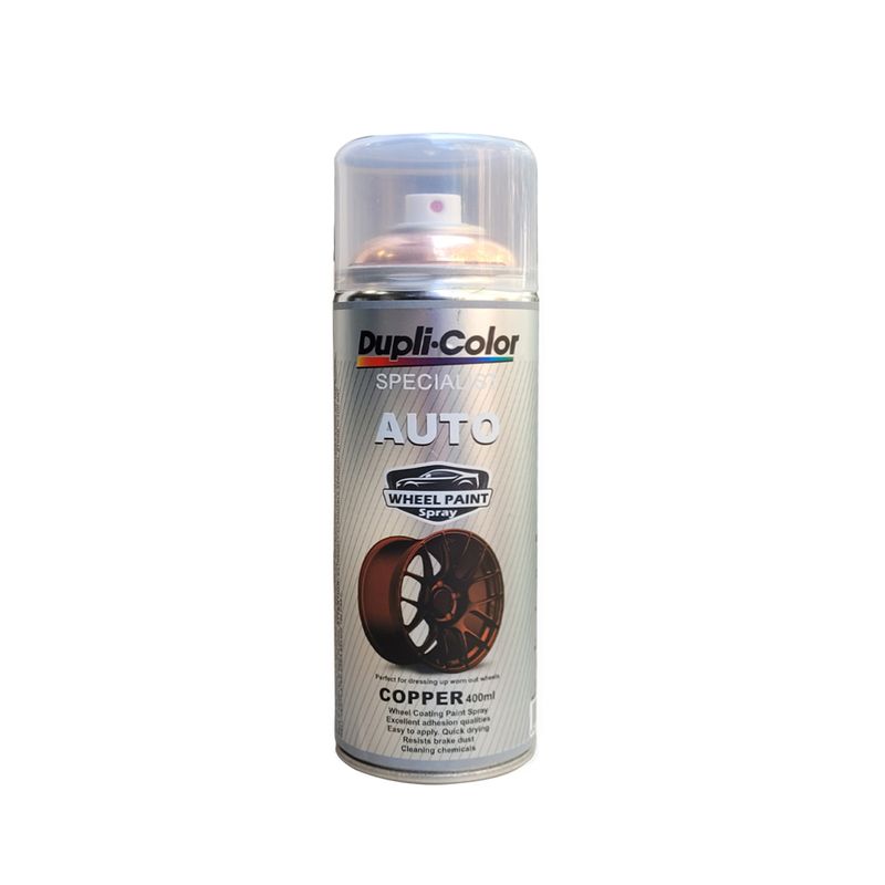 اسپری رنگ رینگ مسی دوپلی کالر مدل wheel paint حجم 400 میلی لیتر