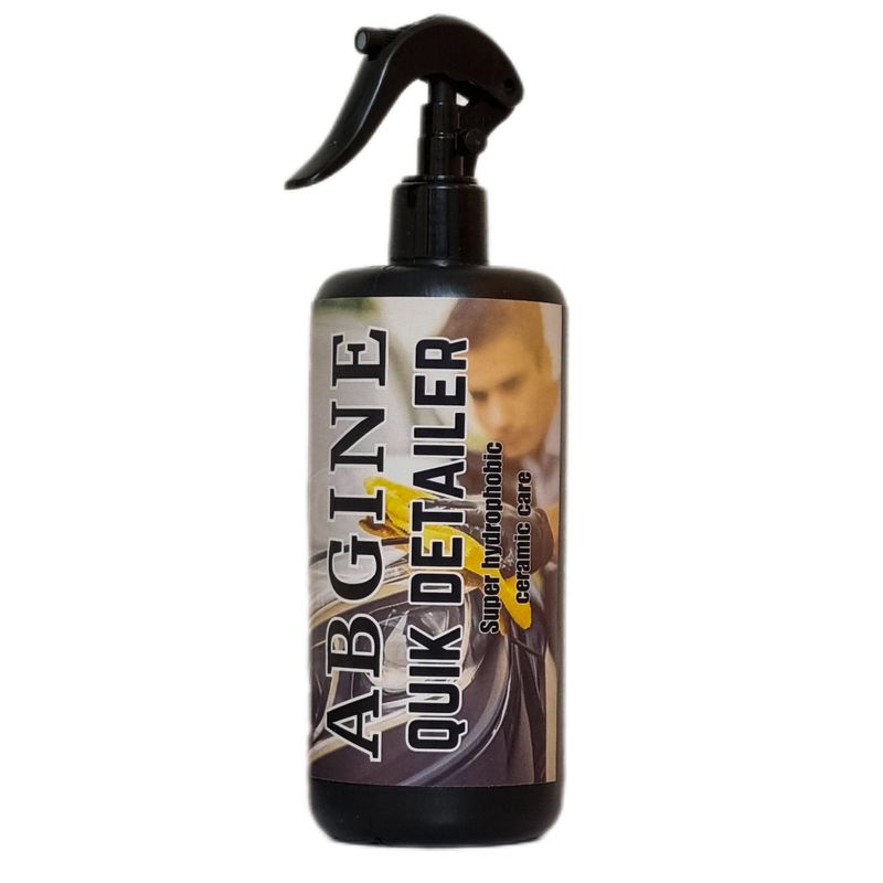 اسپری نانو آبگریز و براق کننده بدنه خودرو آبگینه مدل quick detailer حجم 500میلی لیتر