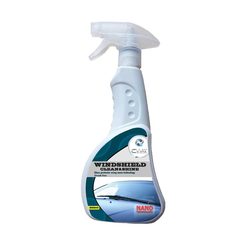 اسپری نانو تمیز کننده و براق کننده شیشه خودرو سیواکس مدل cw g500nano حجم 500 میلی لیتر