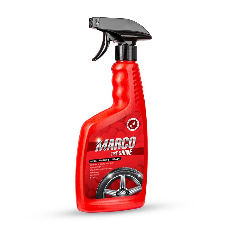 اسپری واکس لاستیک خودرو مارکو مدل marco 500 حجم 500 میلی لیتر