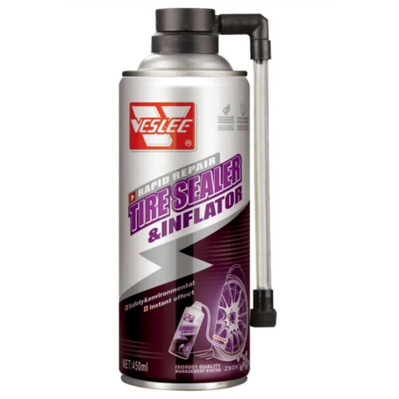 اسپری پنچرگیری تایر خودرو وسلی مدل vsl 45 حجم 450 میلی لیتر
