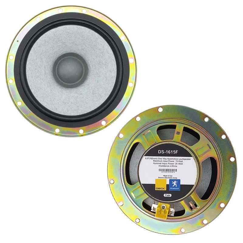 اسپیکر خودرو دک مدل ds 1615f مناسب برای پژو پارس بسته 2 عددی
