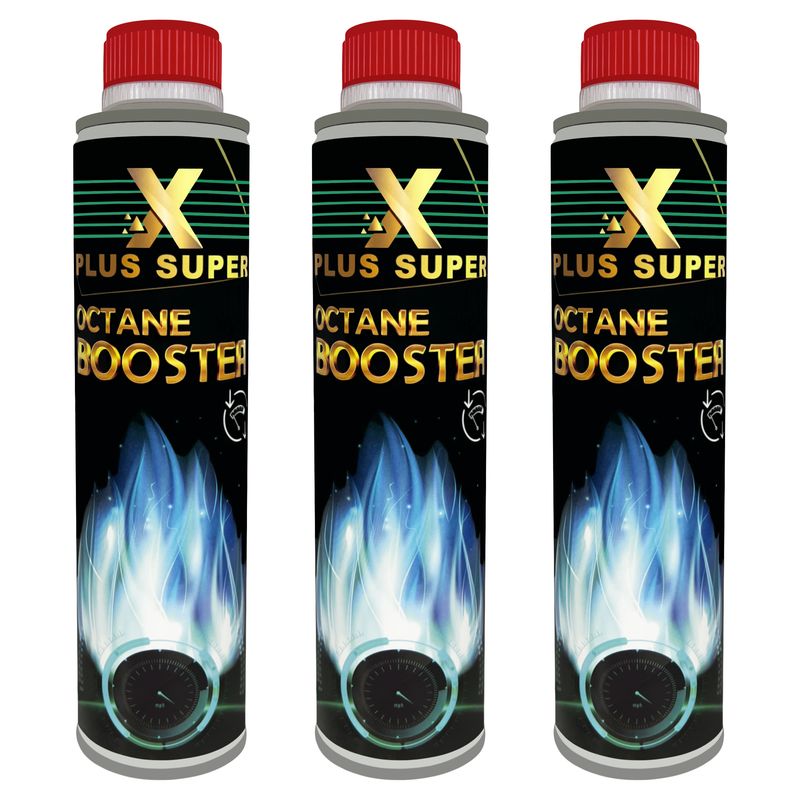 اُکتان بوستر ایکس پلاس مدل super حجم 400 میلی لیتر بسته 3 عددی