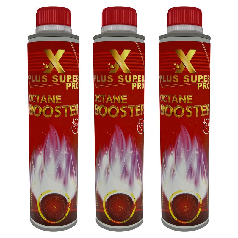اُکتان بوستر ایکس پلاس مدل  super pro حجم 400 میلی لیتر بسته 3 عددی