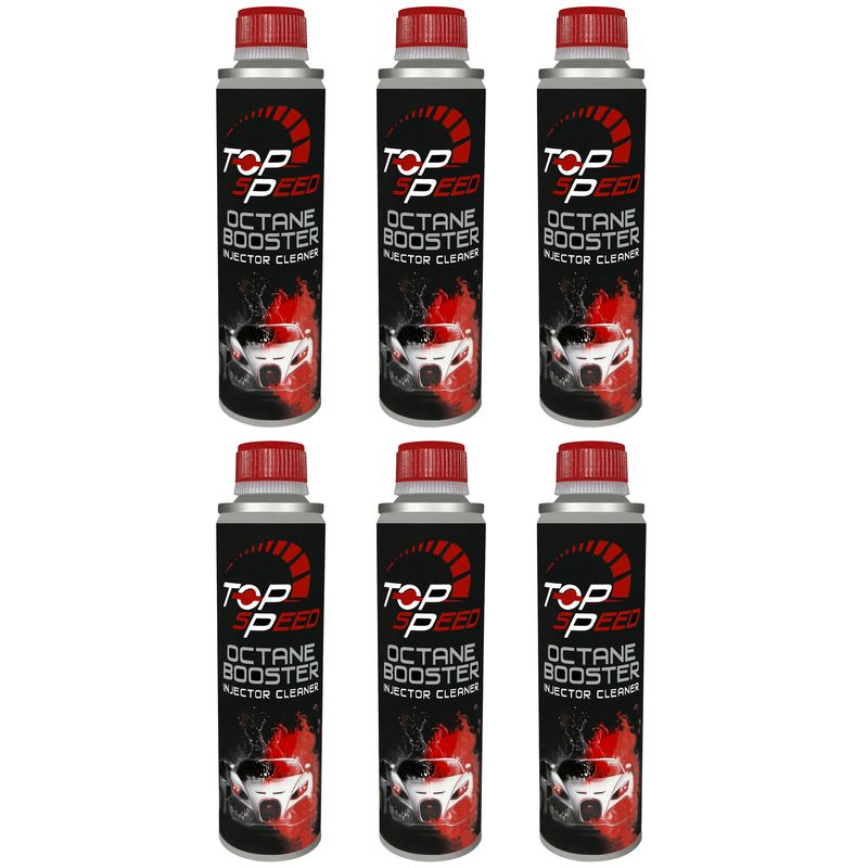 اُکتان بوستر و تمیز کننده انژکتور  تاپ اِسپید  کد t 20 حجم 300 میلی لیتر  بسته 6 عددی