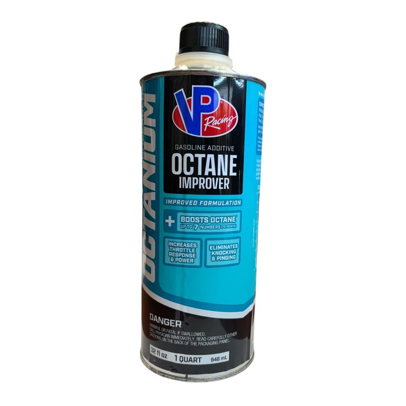 اکتان بوستر خودرو بنزینی وی پی ریسینگ مدل octanium unleaded 70 حجم 946 میلی لیتر