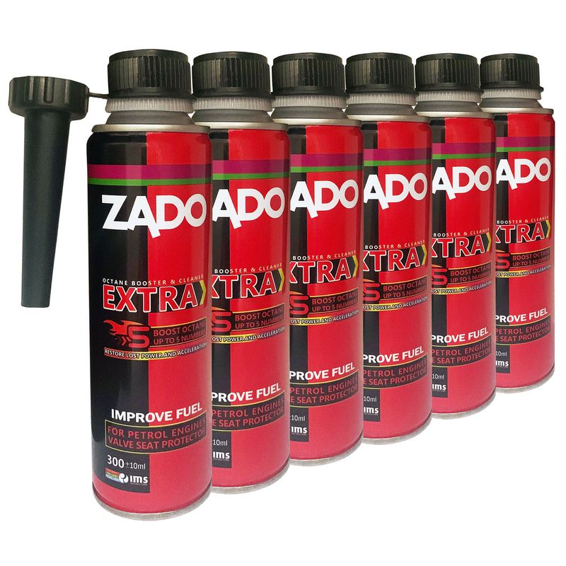 اکتان بوستر زادو مدل extra حجم 300 میلی لیتر بسته 6 عددی