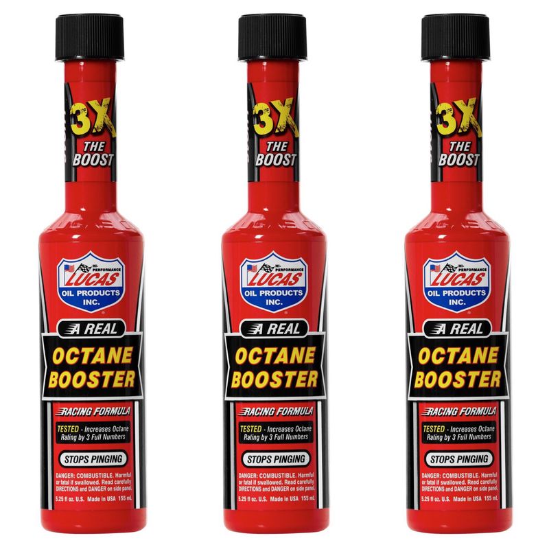 اکتان بوستر لوکاس مدل 3xthe oost حجم 155 میلی لیتر بسته 3 عددی