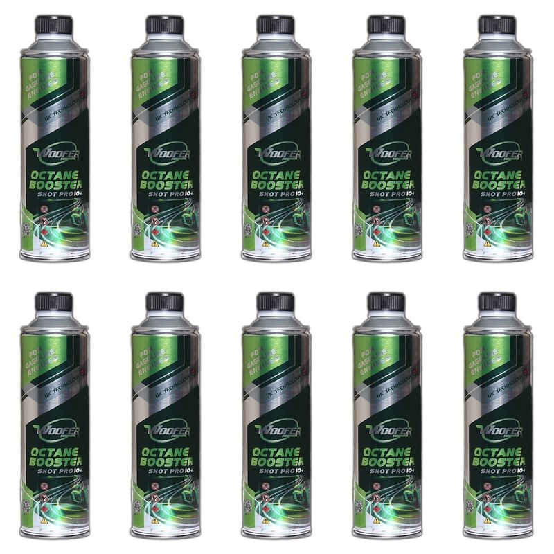 اکتان بوستر ووفر مدل shot pro 10 حجم 500 میلی لیتر بسته 10 عددی