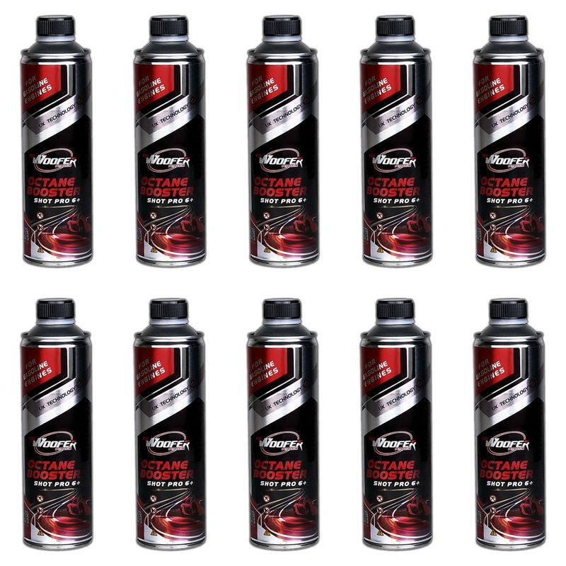 اکتان بوستر ووفر مدل shot pro 6 حجم 500 میلی لیتر بسته 10 عددی